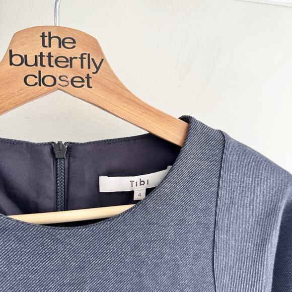 Tibi Calvary Twill Dolman Sleeve Mini Dress Size 4 JE - Picture 3 of 7